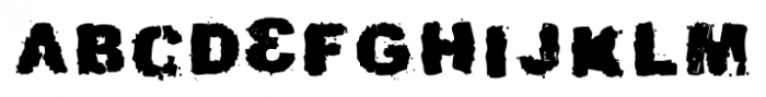 Guttersnipe Regular Font LOWERCASE