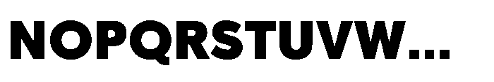 Guacamole Black Font UPPERCASE
