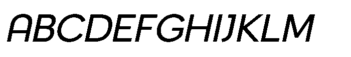 Guacamole Italic Font UPPERCASE