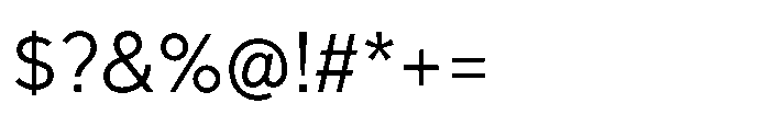 Guacamole Light Font OTHER CHARS