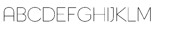Guacamole Thin Font UPPERCASE
