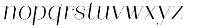 Guadalupe Essential Gota Italic Font LOWERCASE