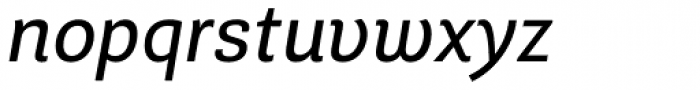 Guanabara Sans Book Italic Font LOWERCASE