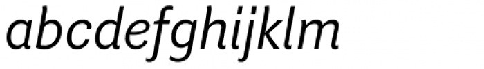 Guanabara Sans Light Italic Font LOWERCASE