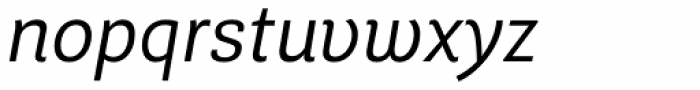 Guanabara Sans Light Italic Font LOWERCASE