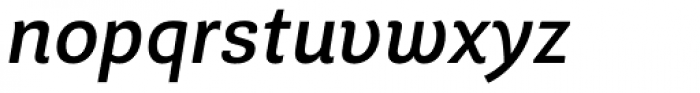 Guanabara Sans Medium Italic Font LOWERCASE
