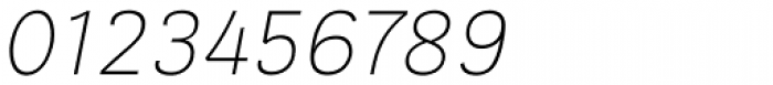 Guanabara Sans Thin Italic Font OTHER CHARS