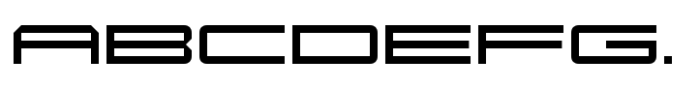 Guanare Bold Extended Font UPPERCASE