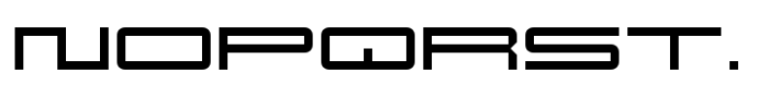 Guanare Bold Extended Font UPPERCASE