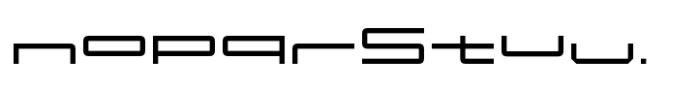 Guanare Light Wide Font LOWERCASE
