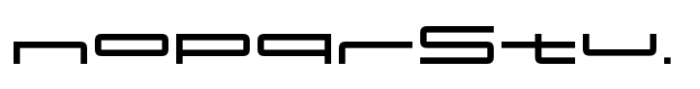 Guanare Regular Extra Wide Font LOWERCASE