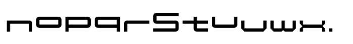 Guanare Regular Semi Wide Font LOWERCASE