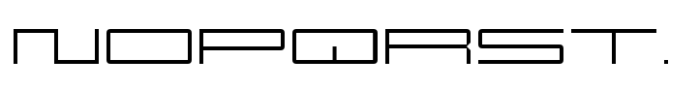 Guanare Thin Extended Font UPPERCASE