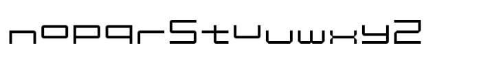 Guanare Thin Font LOWERCASE