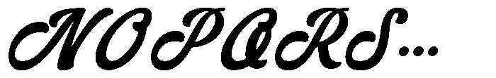 Guarantia Bold Italic Font UPPERCASE