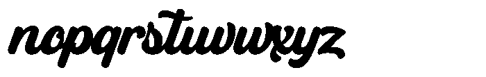 Guarantia Bold Font LOWERCASE