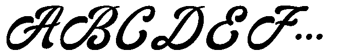 Guarantia Italic Font UPPERCASE