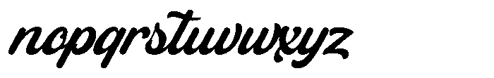 Guarantia Italic Font LOWERCASE