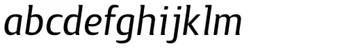 Guarda Sans Italic Font LOWERCASE