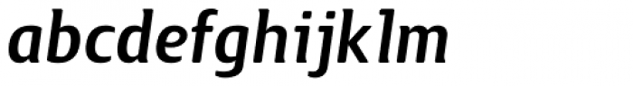Guarda Sans SemiBold Italic Font LOWERCASE