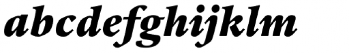 Guardi 96 Black Italic Font LOWERCASE