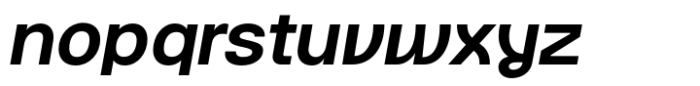 Guaruja Grotesk Bold Italic Font LOWERCASE