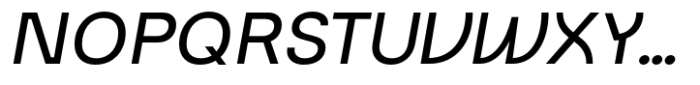 Guaruja Grotesk Italic Font UPPERCASE