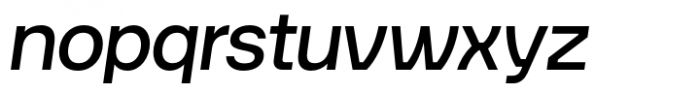 Guaruja Neue Medium Italic Font LOWERCASE