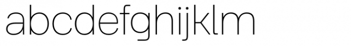 Guaruja Neue Thin Font LOWERCASE