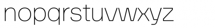 Guaruja Neue Thin Font LOWERCASE