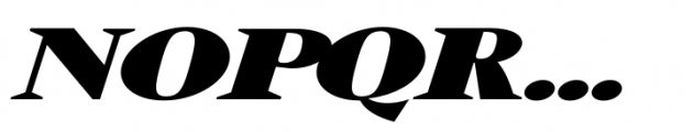Guau Bold Expanded Italic Font UPPERCASE