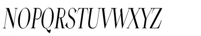 Guau Light Condensed Italic Font UPPERCASE