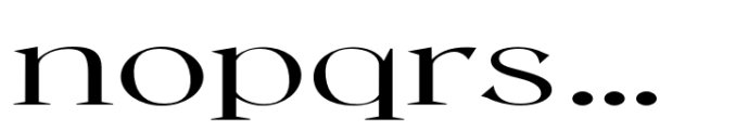 Guau Light Expanded Font LOWERCASE
