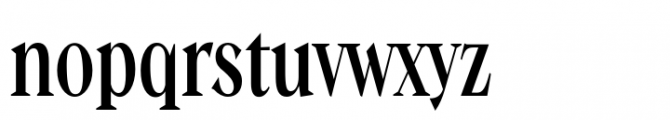 Guau Regular Condensed Font LOWERCASE