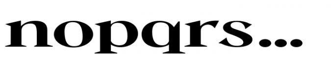 Guau Regular Expanded Font LOWERCASE