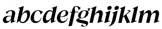 Guau Regular Italic Font LOWERCASE