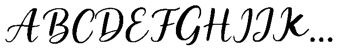 Guchie Font UPPERCASE
