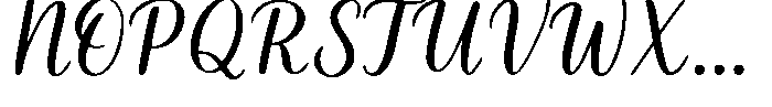 Guchie Font UPPERCASE