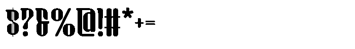 Gudril Regular Font OTHER CHARS