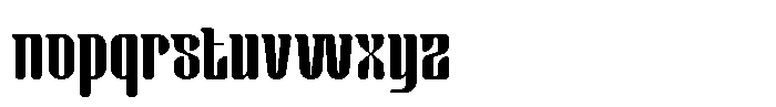 Gudril Regular Font LOWERCASE
