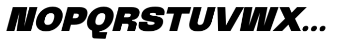 Gudsein Grotesk Black Italic Font UPPERCASE