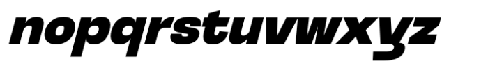 Gudsein Grotesk Black Italic Font LOWERCASE
