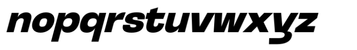 Gudsein Grotesk Extra Bold Italic Font LOWERCASE
