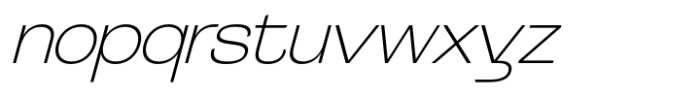 Gudsein Grotesk Thin Italic Font LOWERCASE