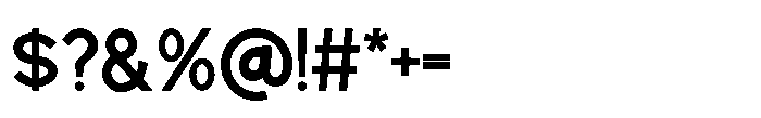 Gued Bold Font OTHER CHARS