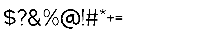 Gued - Light Regular Font OTHER CHARS