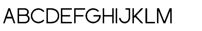 Gued - Light Regular Font UPPERCASE