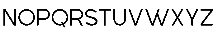 Gued - Light Regular Font UPPERCASE