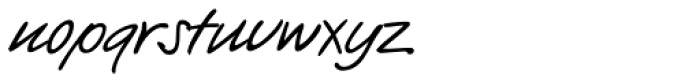 Guga Handwriting Font LOWERCASE