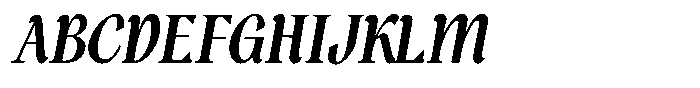 Guhit Pluma Bold Italic Font UPPERCASE